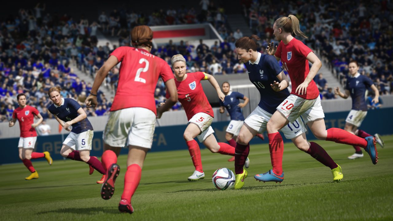 Обзор FIFA 16 - женские сборные (девушки FIFA). Впервые в футбольном симуляторе FIFA 16 появились новые сборные. А точнее - несколько двенадцать женских команд. Это представительницы из Австрии, Англии, Бразилии, Германии, Испании, Италии, Канады, Китая, Мексики, Америки, Франции и Швеции.
