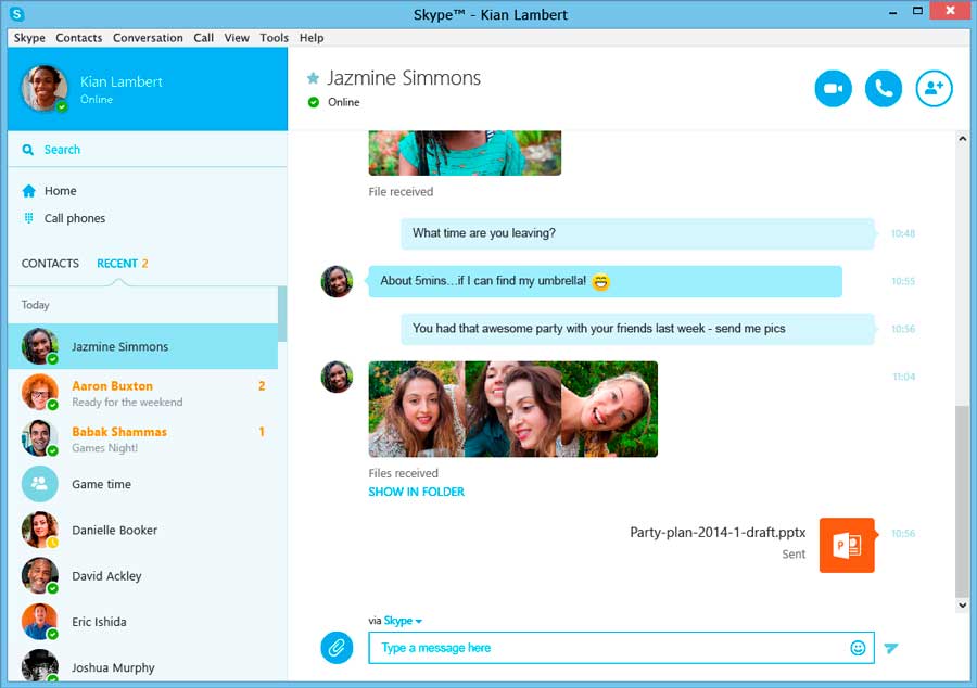 Программа для бесплатного общения с друзьями и родственниками Skype